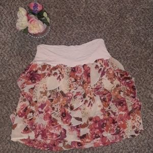 Vanity Flower/Cheetah Skirt 🐆🌺